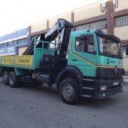 Camión 3 ejes. Grúa Hiab 422